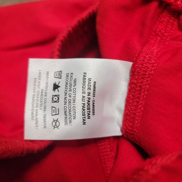 Men’s Nike Large Sweat Shorts Red Size L - Picture 5 of 7